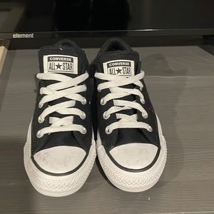 Black and white converse